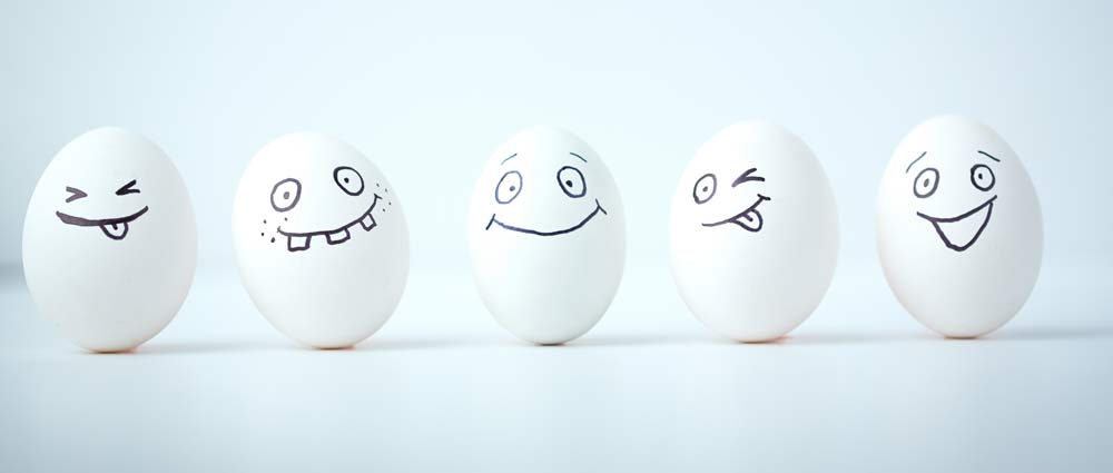 Huevos sonrientes