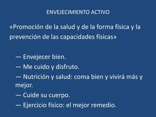 7 pasos para un envejecimiento saludable según los expertos en geriatría