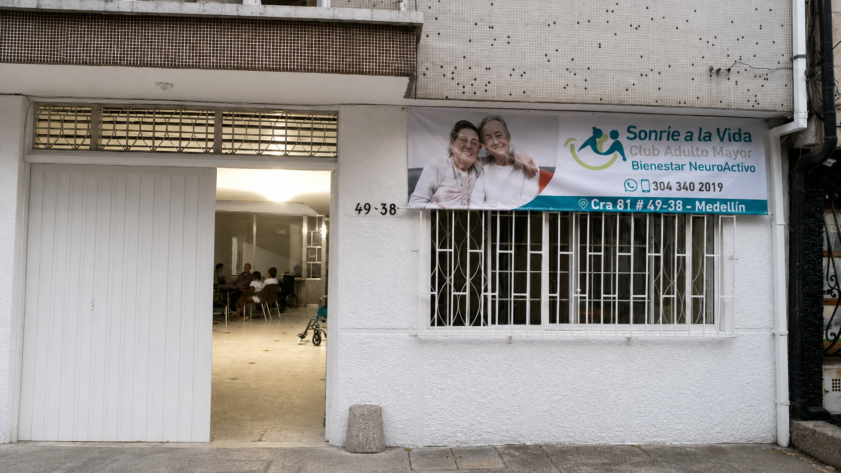 Sede Calasanz del hogar geriátrico Sonríe a la Vida en Medellín