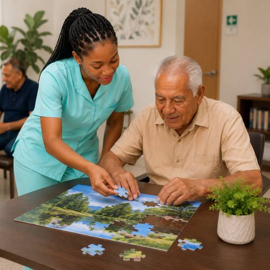 Actividades para adultos mayores en guardería diurna