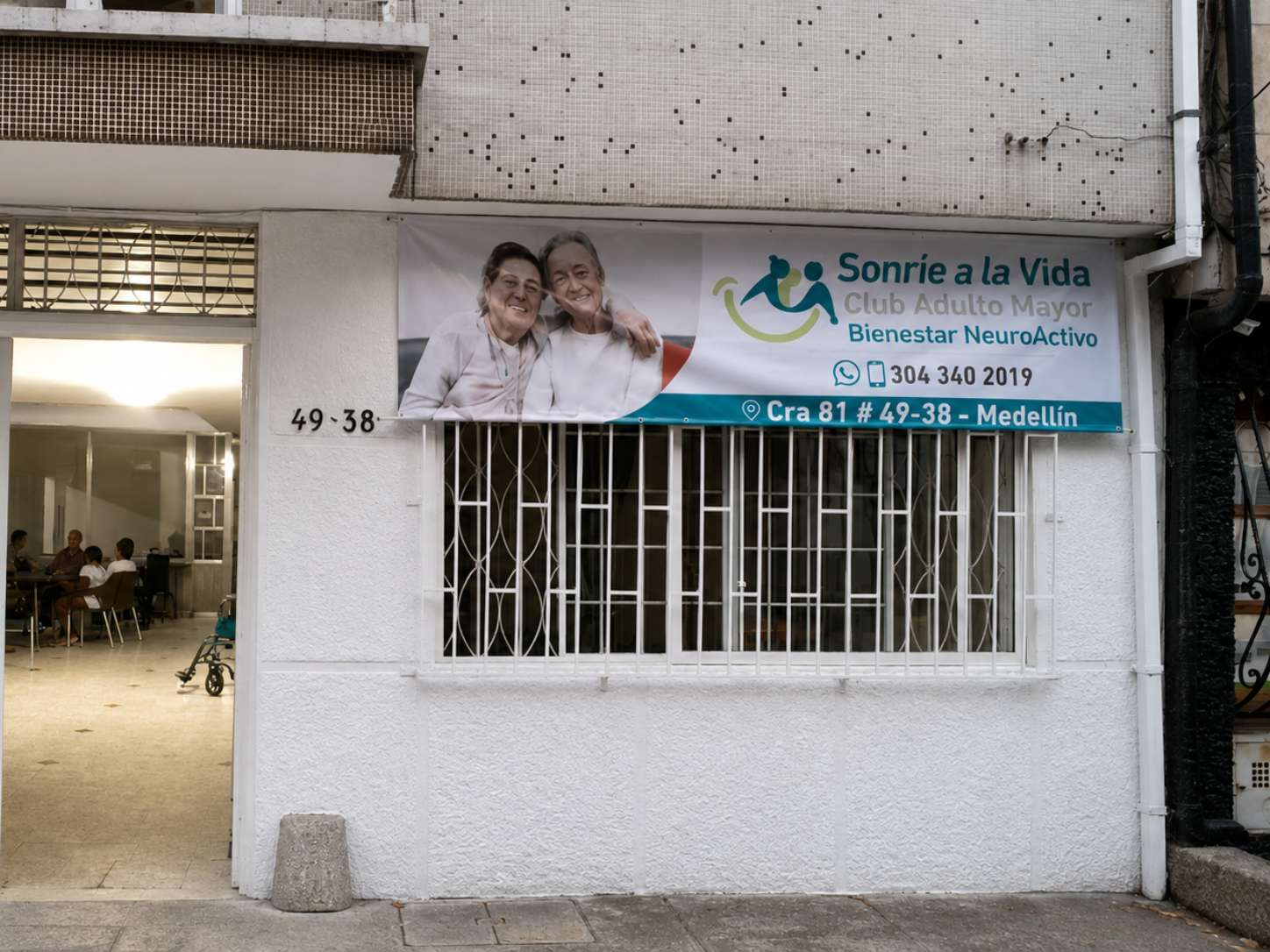 Sede Calasanz de Sonríe a la Vida para adultos mayores